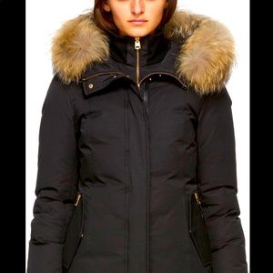Mackage Harlowe Coyote fur trim hooded down coat. NWT brand new never worn.
